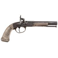 Scottish Revival All Metal Percussion Belt Pistol by Blanch & Sons