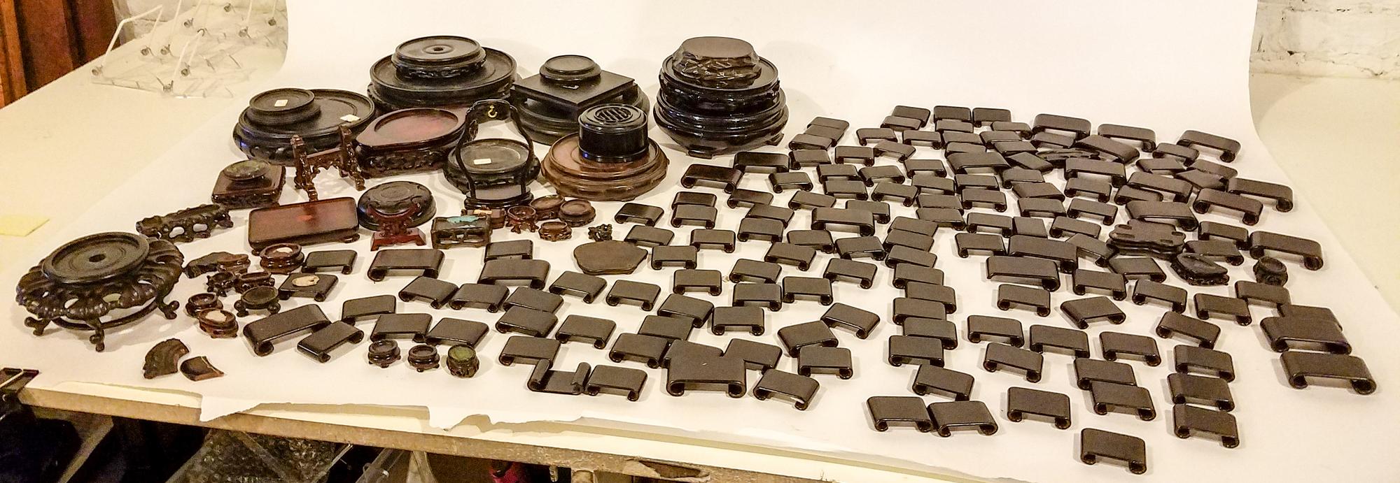 A Collection of Wooden Stands