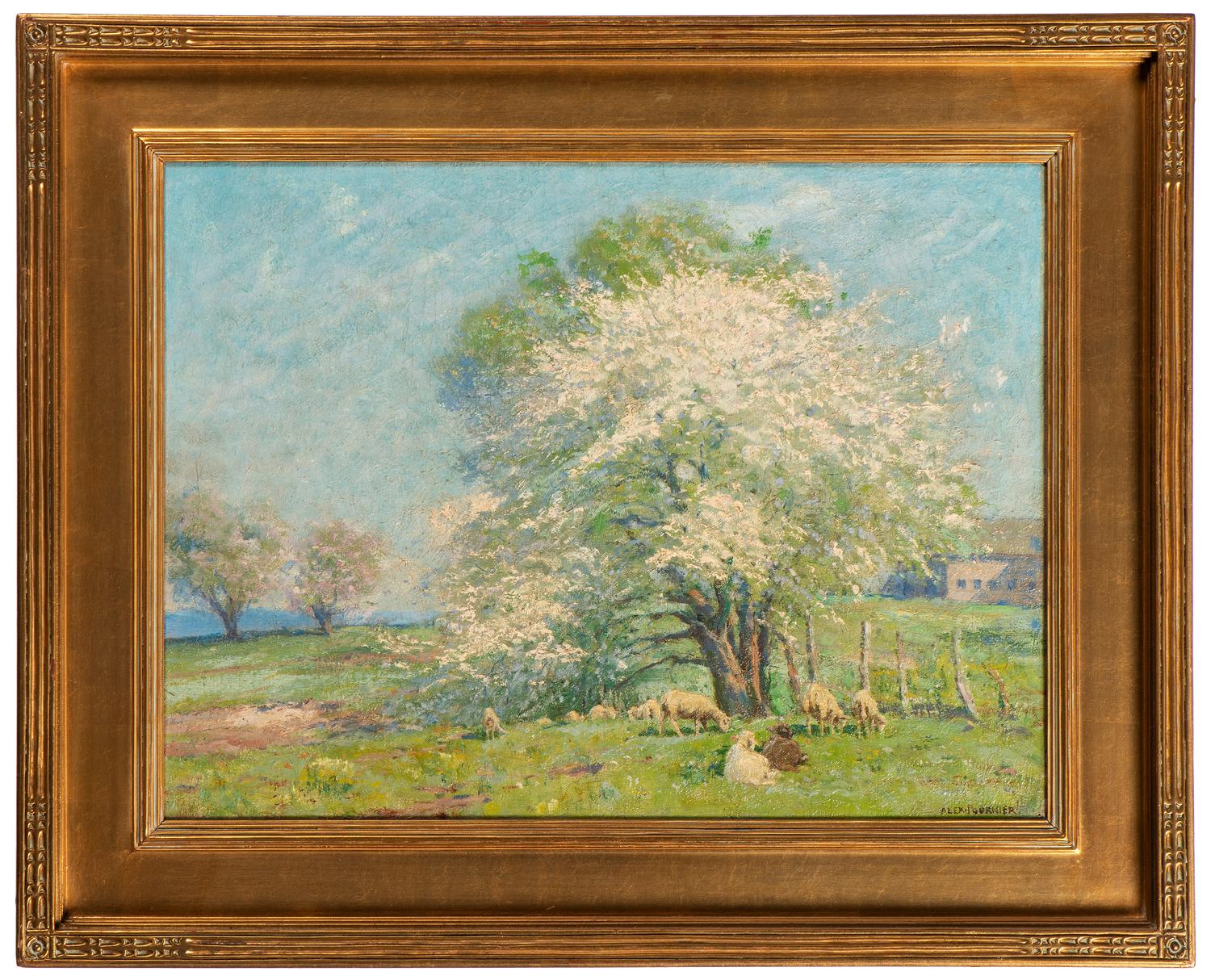 Spring Lambs , c. 1915