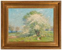 Spring Lambs , c. 1915