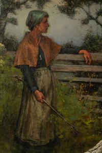 Woman with Geese