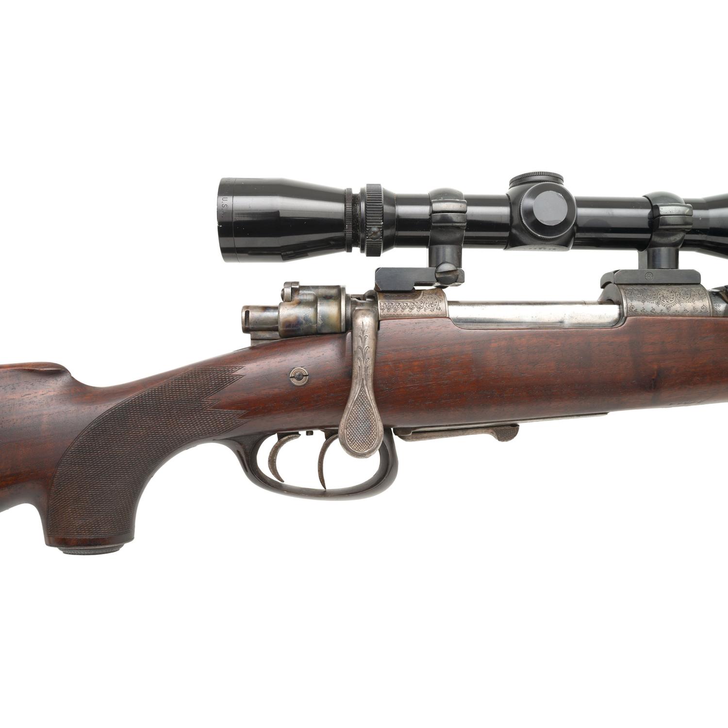 **L. Schiwy Half-Stock Mauser Rifle