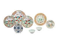 Eight Chinese Porcelain Plates