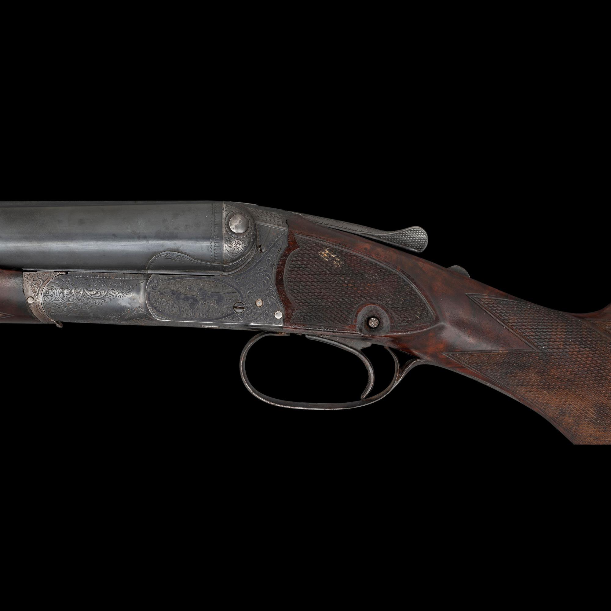 **High Quality D.M. Lefever & Co. Crossbolt SxS Hammerless 12 Gauge with Krupp Steel Barrels