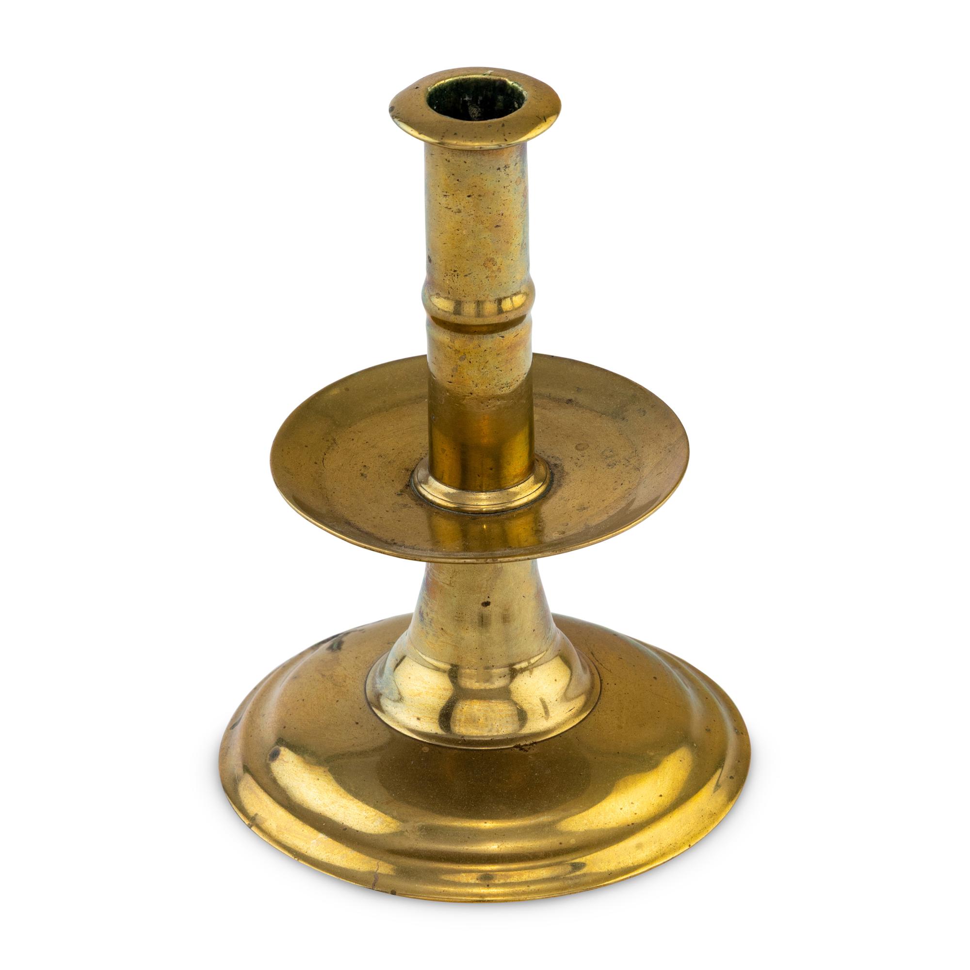 An English Brass Candlestick