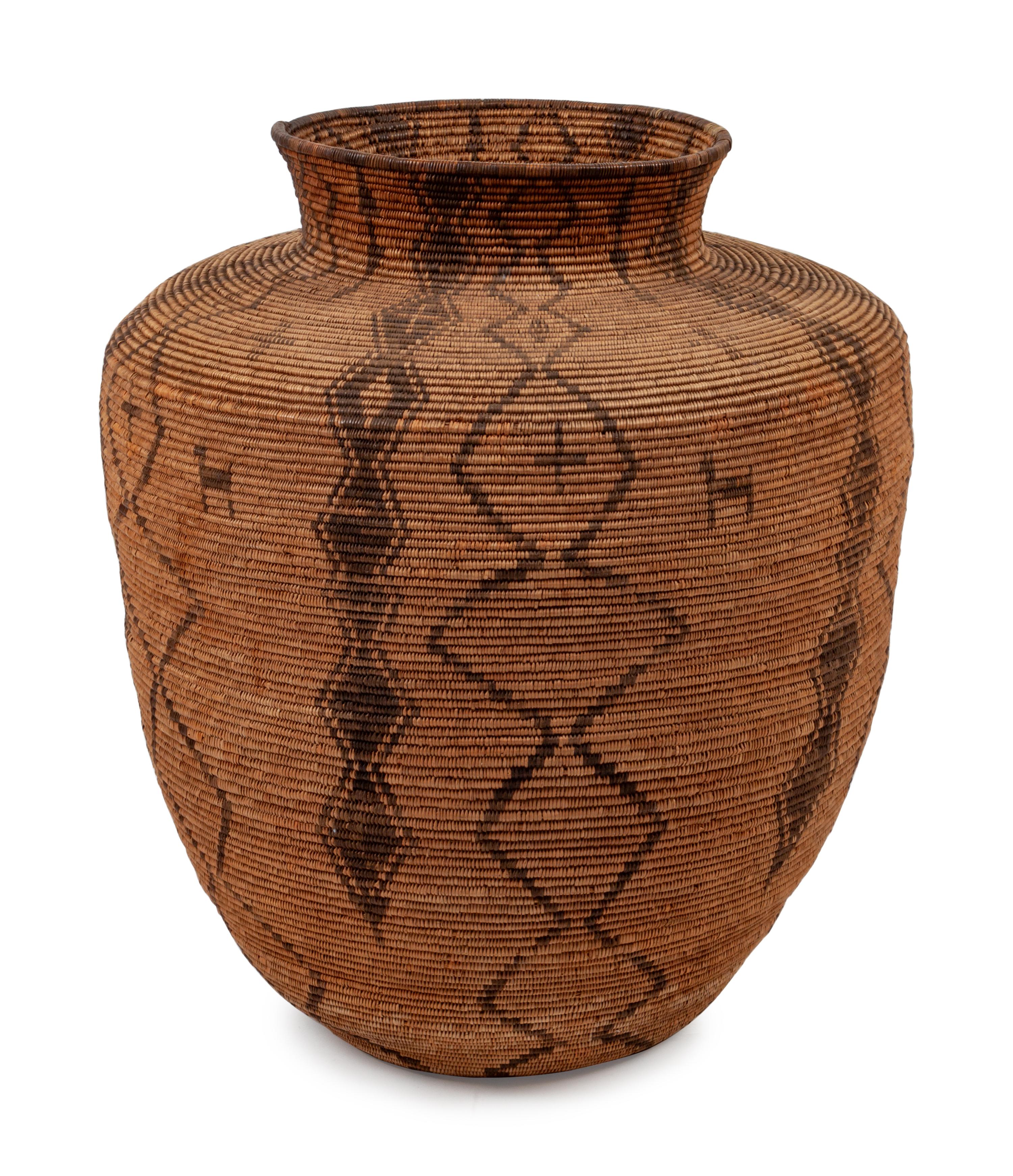 Western Apache Figural Olla