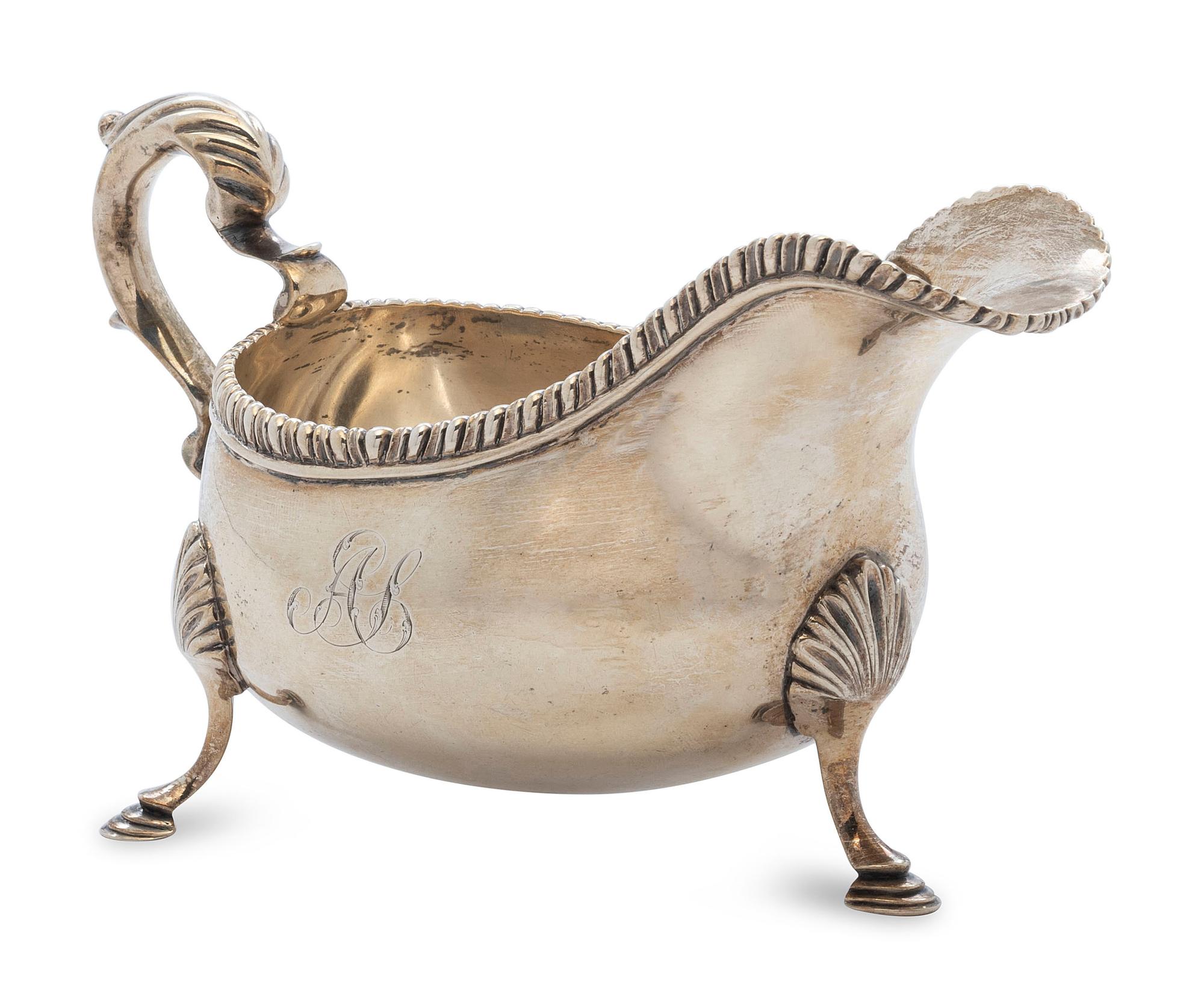 An English Silver Sauce Boat