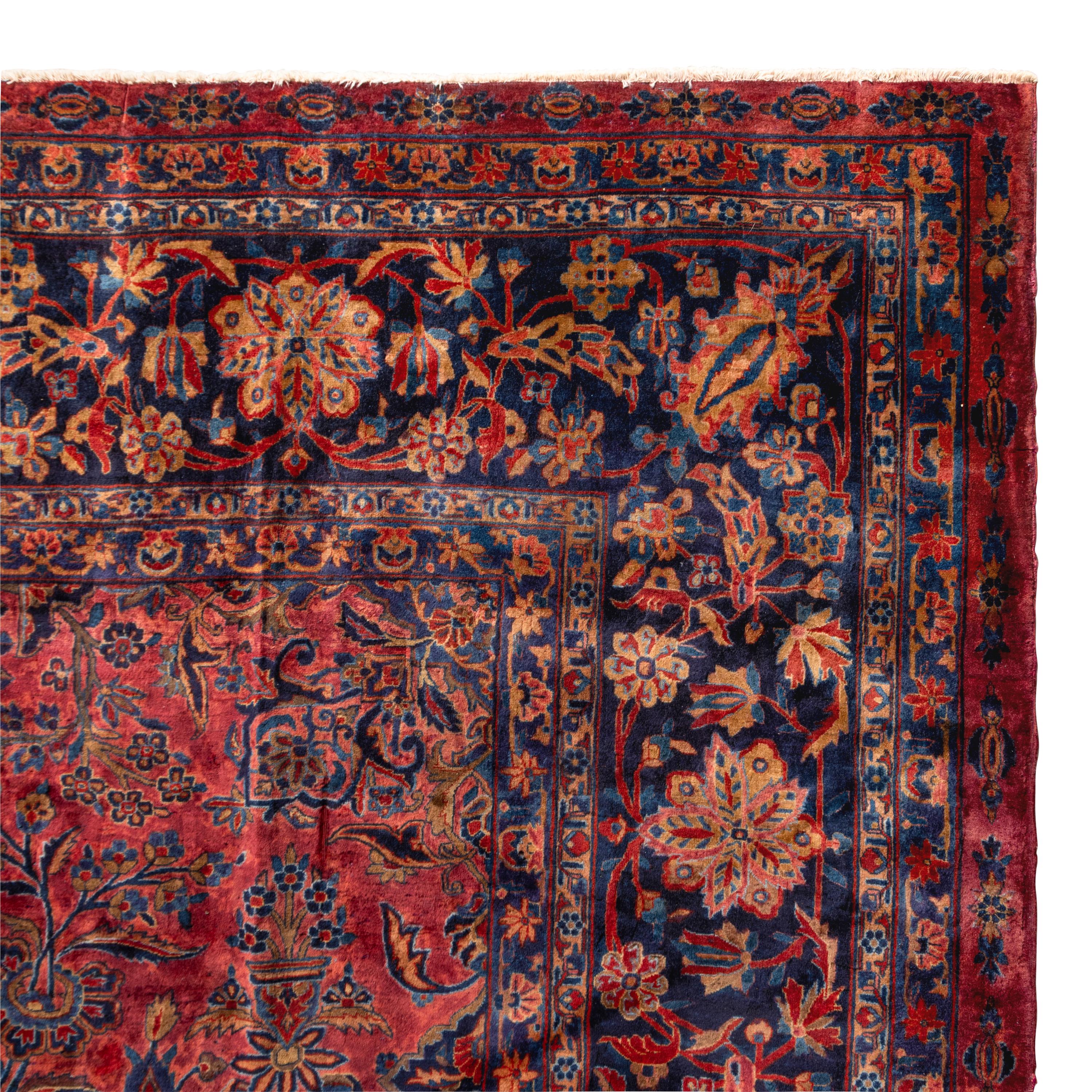 A Kashan Manchester Carpet