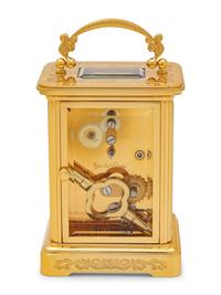 An Igor Carl Fabergé Carriage Clock