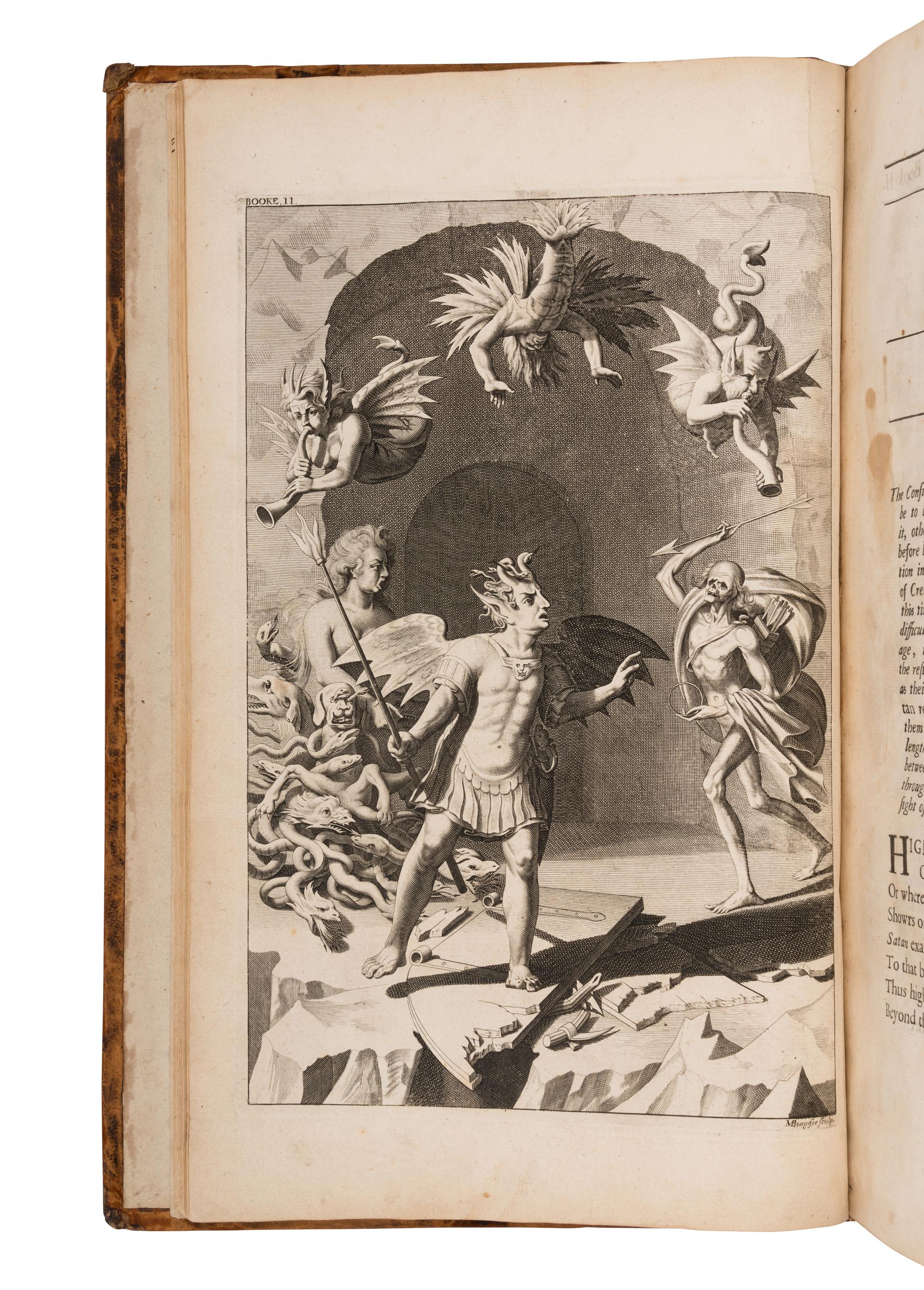 MILTON, John (1608-1674). Paradise Lost. A Poem in Twelve Books . London: Miles Flesher for Jacob Tonson, 1688.