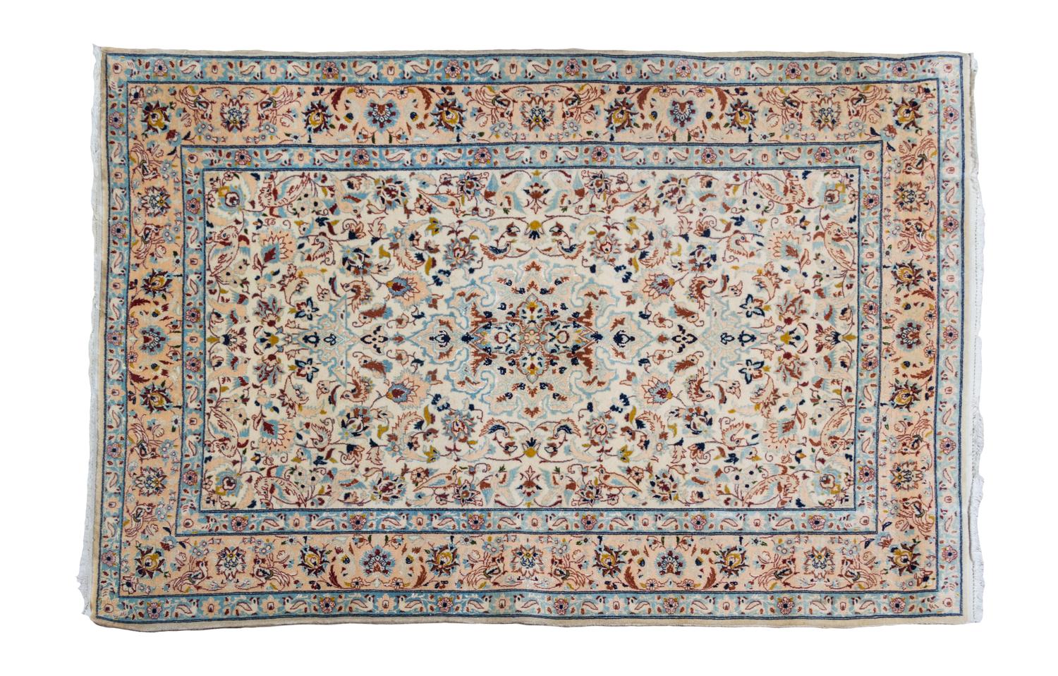 A Nain Wool Rug 5 feet x 3 feet.