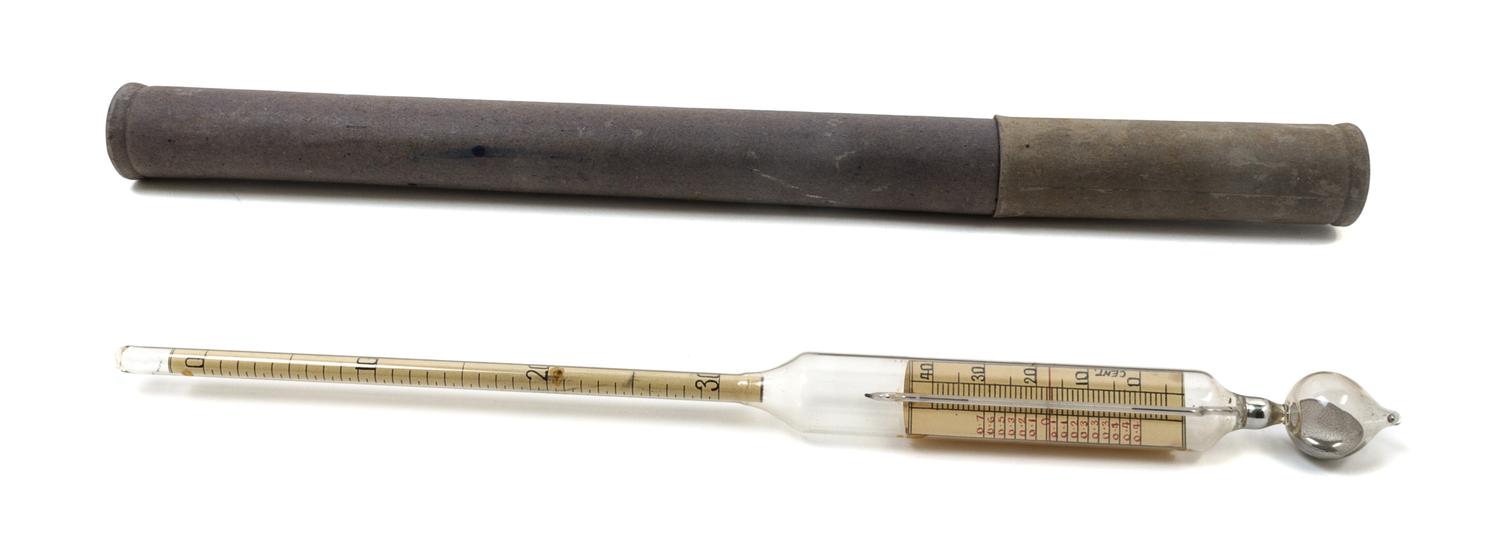 A Glass Hydrometer Length 15 1/4 inches. — 19TH CENTURY
