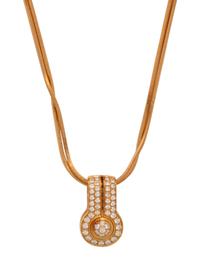 DI MODOLO, YELLOW GOLD AND DIAMOND PENDANT/NECKLACE