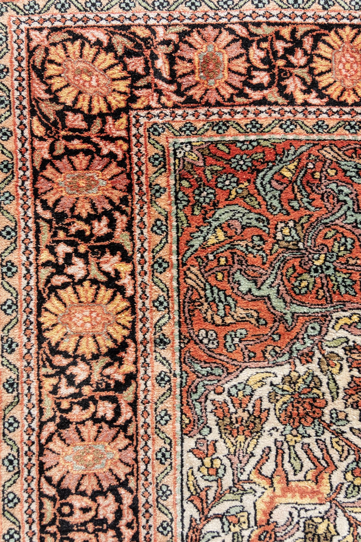 A Persian Silk Rug