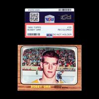 A 1966 Topps Bobby Orr Rookie Hockey Card No. 35 (PSA Recolored Designation)