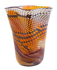 Thomas Philabaum, (American, b. 1947), Reptialian Bag Vessel, 1983