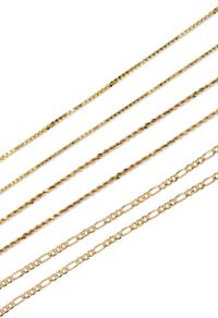A Collection of 14 Karat Yellow Gold Chain Necklaces, 28.00 dwts.