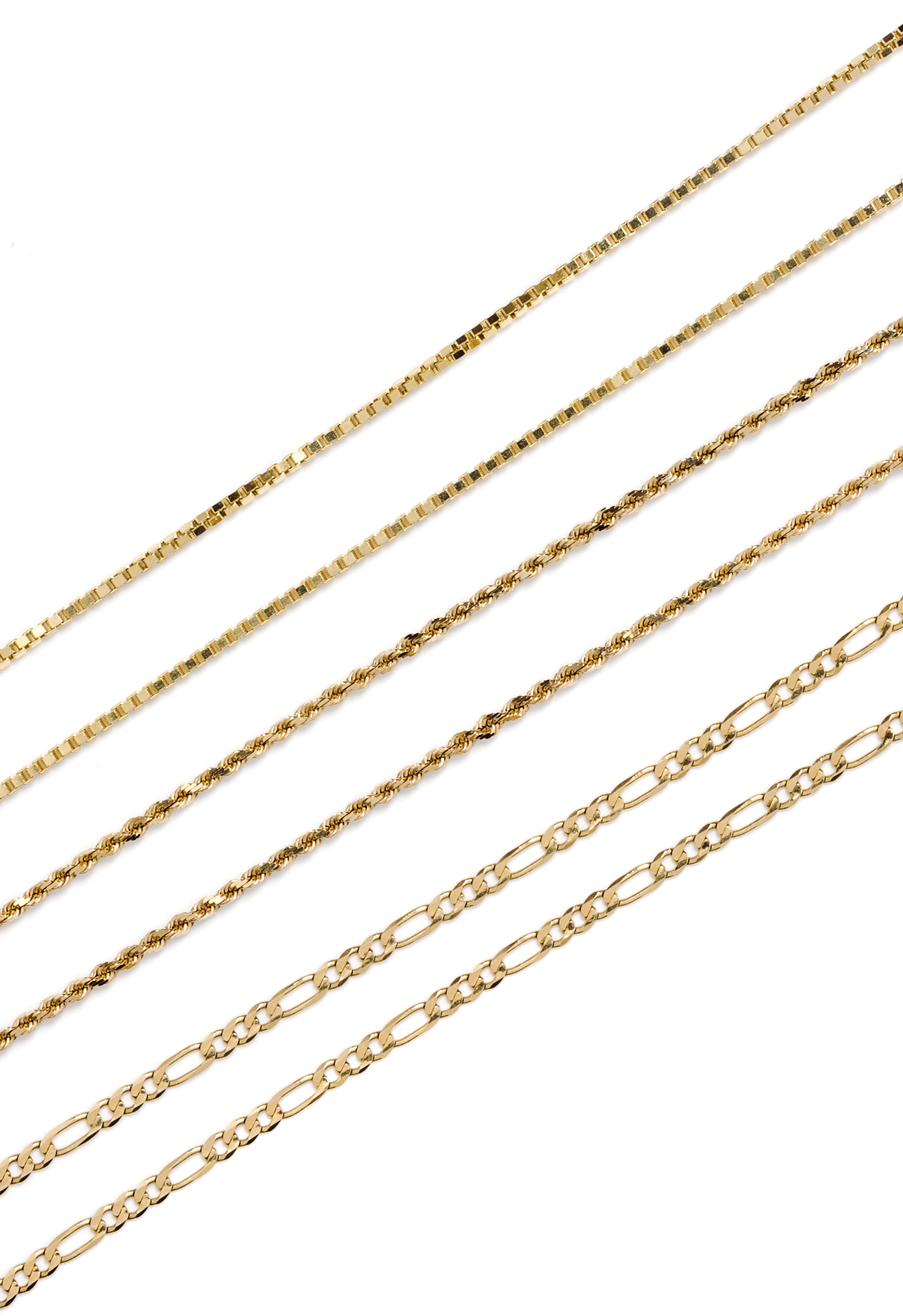 A Collection of 14 Karat Yellow Gold Chain Necklaces, 28.00 dwts.