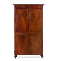 A George III Mahogany Linen Press