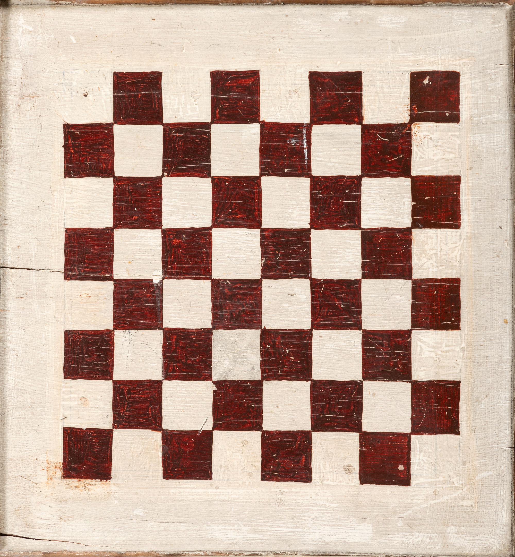 Four Decorated Wood Game Boards