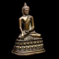 A Sino-Tibetan Bronze Buddha, 18th-19th Century 十八-十九世紀 銅坐佛