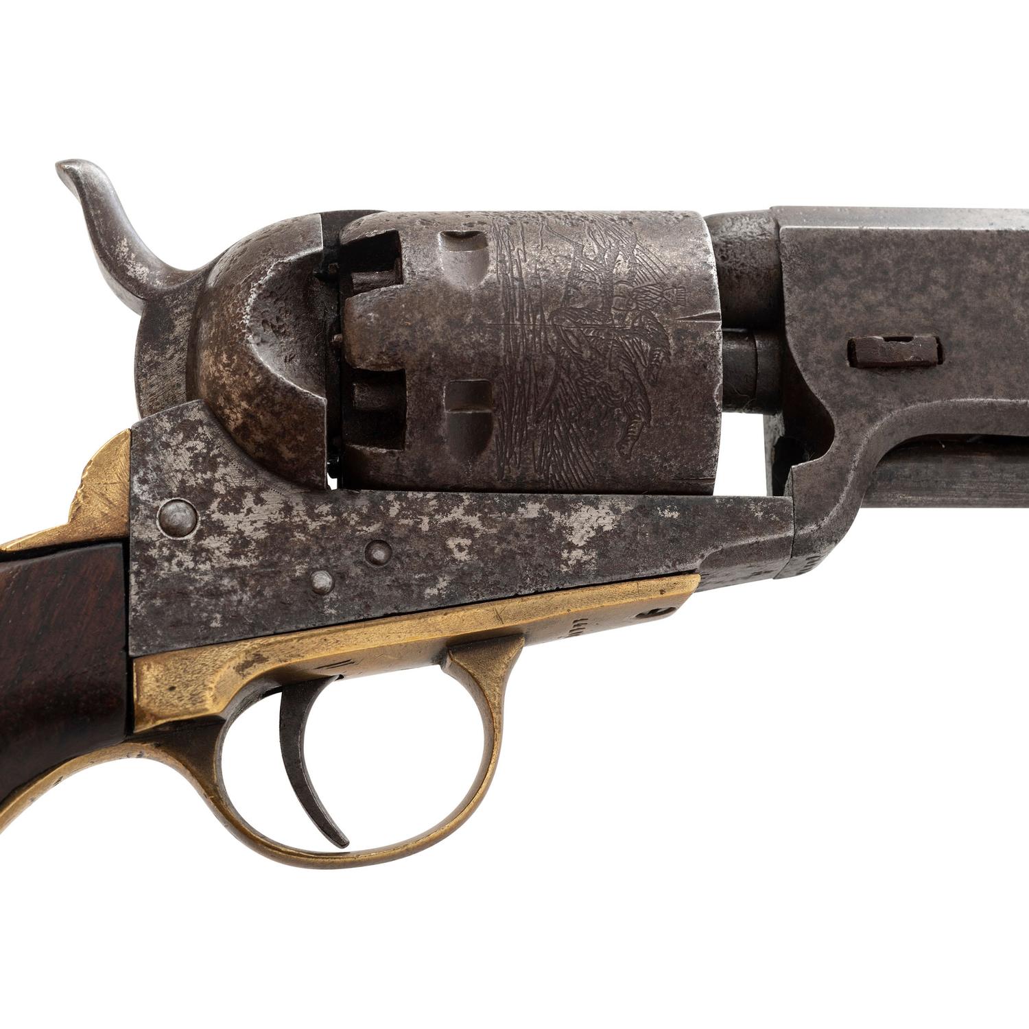 Inscribed Colt Brevet Navy of 1st Lt. H.J. Giltinan 73rd PA Infantry - KIA at Chancellorsville