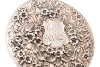 An American Silver Four-Piece Dresser Set