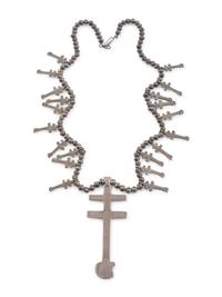 Isleta Double Cross Necklace