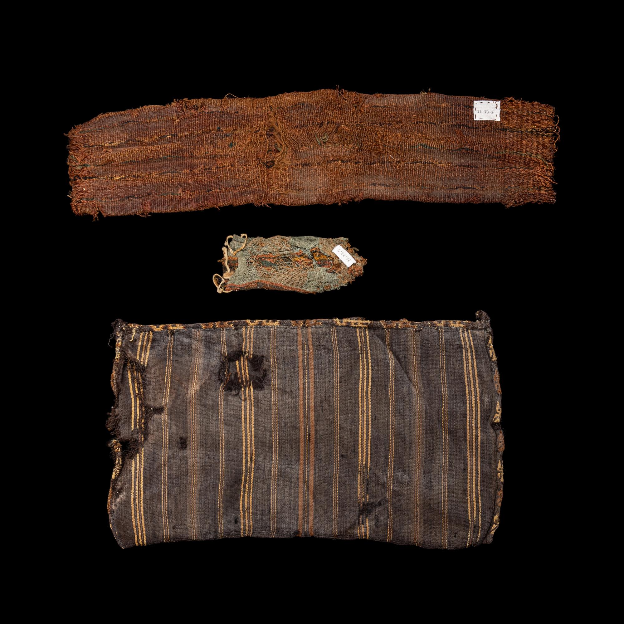 Three Peruvian Textile Fragments