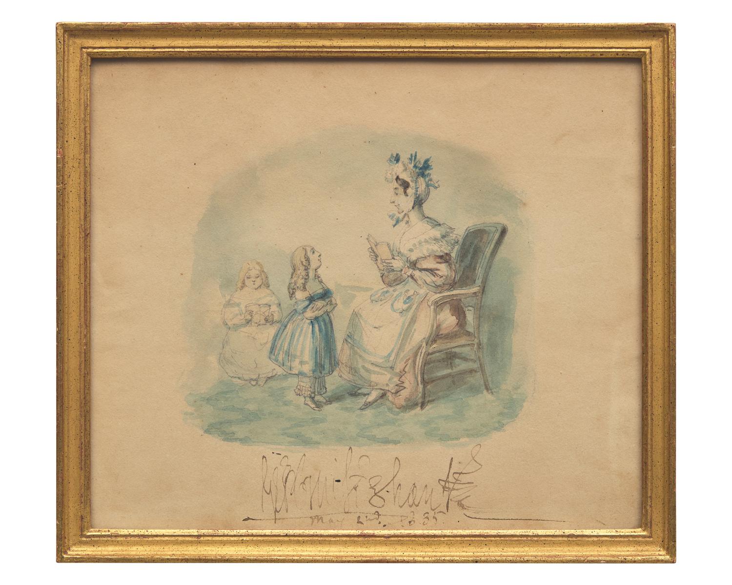 [Literature] Cruikshank, George. Group of 3 Drawings