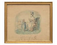 [Literature] Cruikshank, George. Group of 3 Drawings