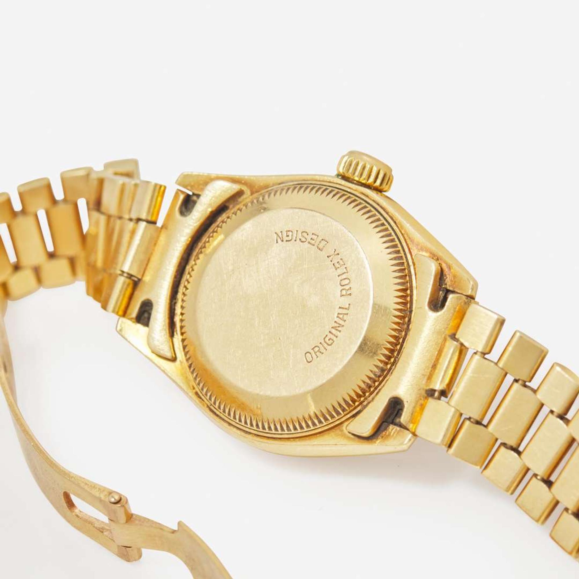 An 18K Yellow Gold Ladies Rolex Oyster Perpetual Datejust c.1988