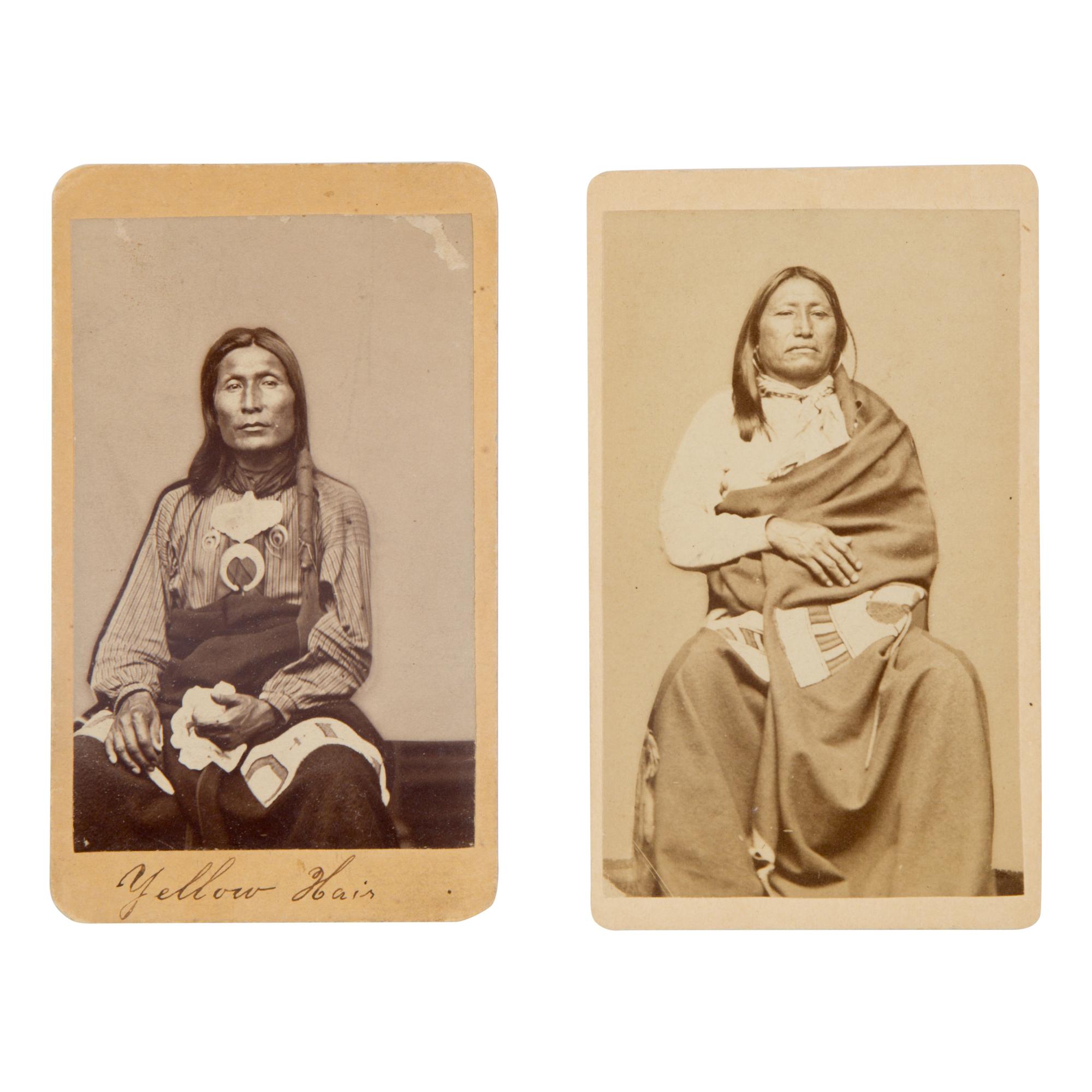 Byron H. Gurnsey (American, 1833-1880) — Spotted Tail and Yellow Hair, Brule Lakota