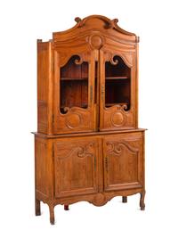A French Provincial Oak Cabinet