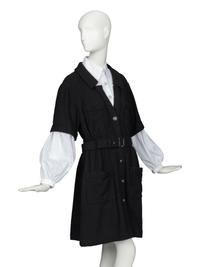 CHANEL, SHIRT & TWEED DRESS ENSEMBLE