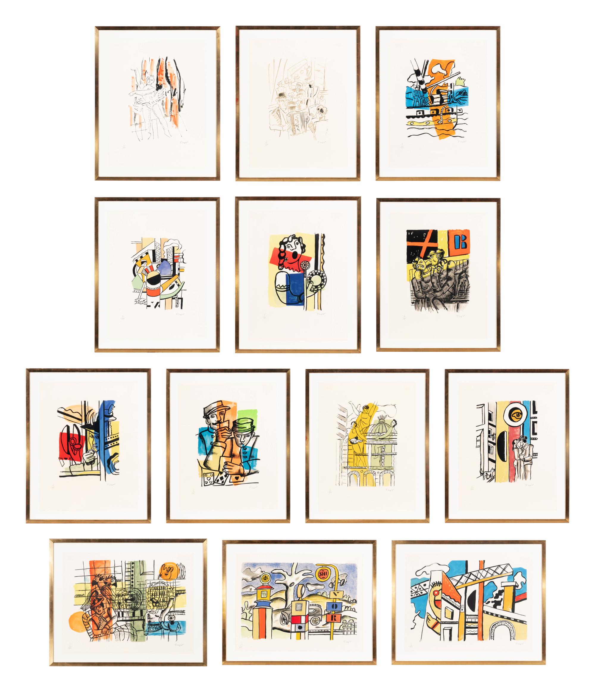 13 plates from La Ville , 1959