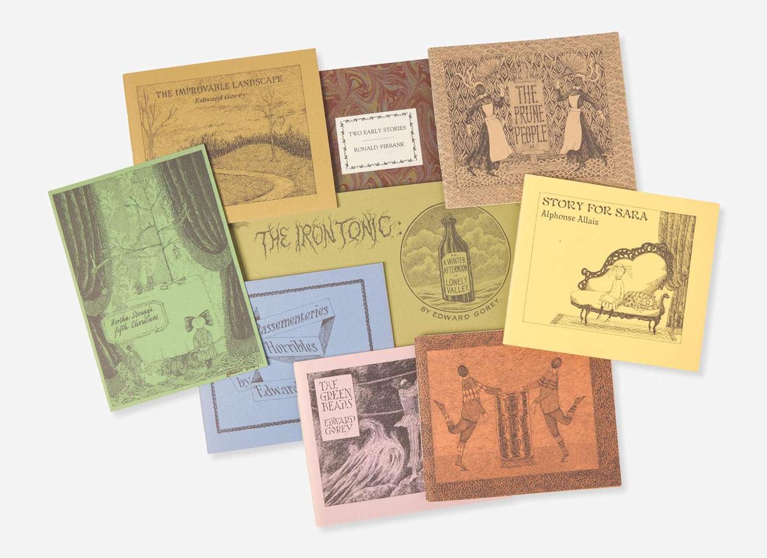 [Children's & Illustrated] Gorey, Edward: Group of 9 Signed Albondocani Press Publications