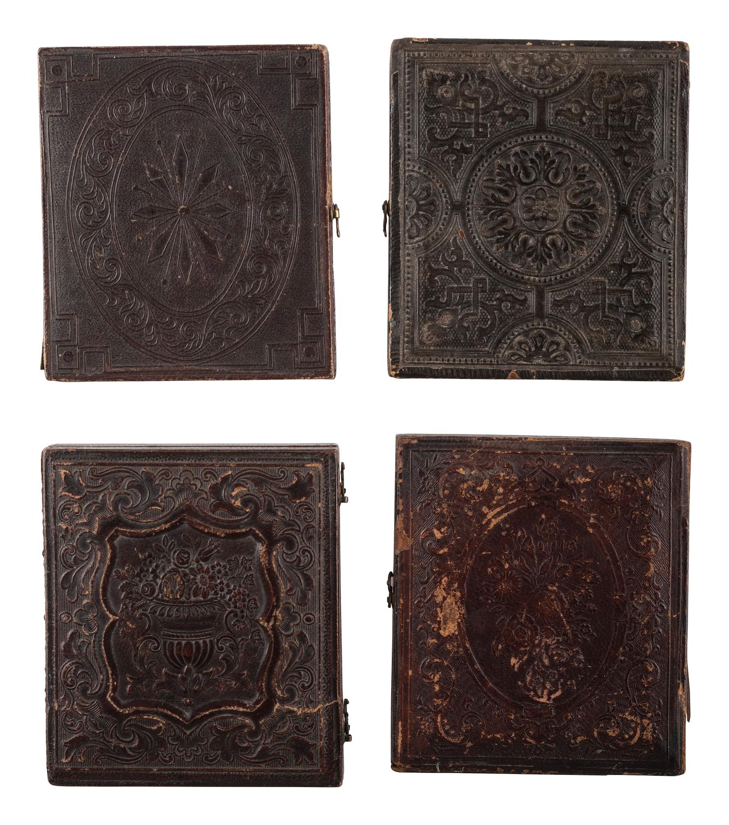 [EARLY PHOTOGRAPHY]. A group of 24 daguerreotypes of lovely young women, including: