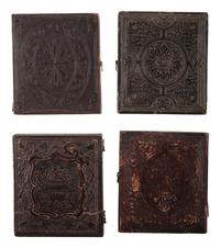 [EARLY PHOTOGRAPHY]. A group of 24 daguerreotypes of lovely young women, including: