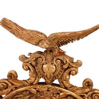 A Pair of Regency Style Giltwood Bullseye Mirrors