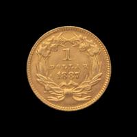 An 1887 Indian Princess $1 Gold Coin