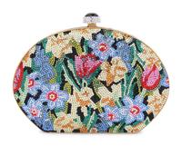Judith Leiber Floral Motif Minaudière
