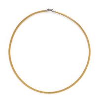 REVERSIBLE BICOLOR GOLD NECKLACE