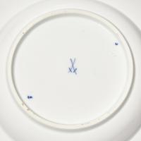 An Assembled Meissen Blue Onion Porcelain Luncheon Service