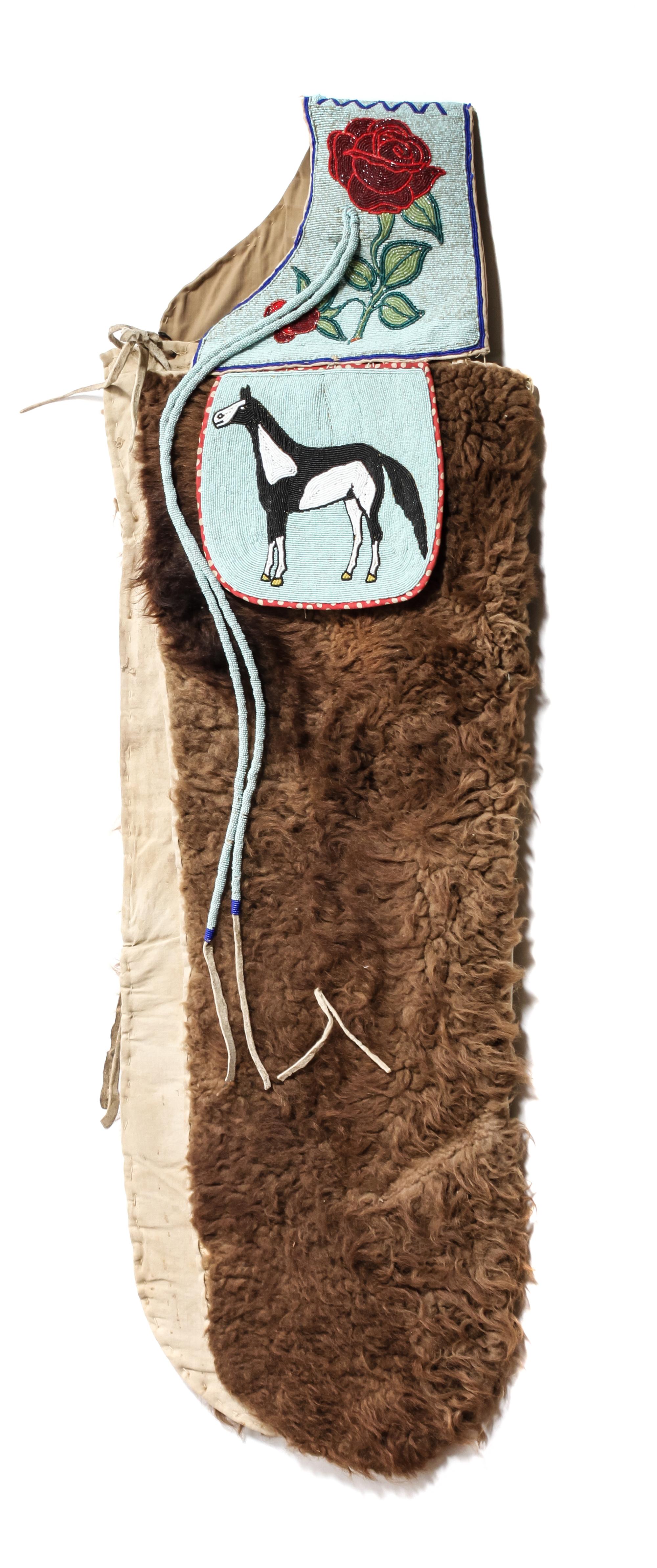 Two Plateau Saddle Bags Length 46 inches — Early 20th Century