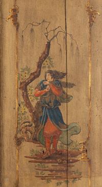 A Pair of Italian Rococo Painted Doors from the Embassy of Italy, Washington, D.C.