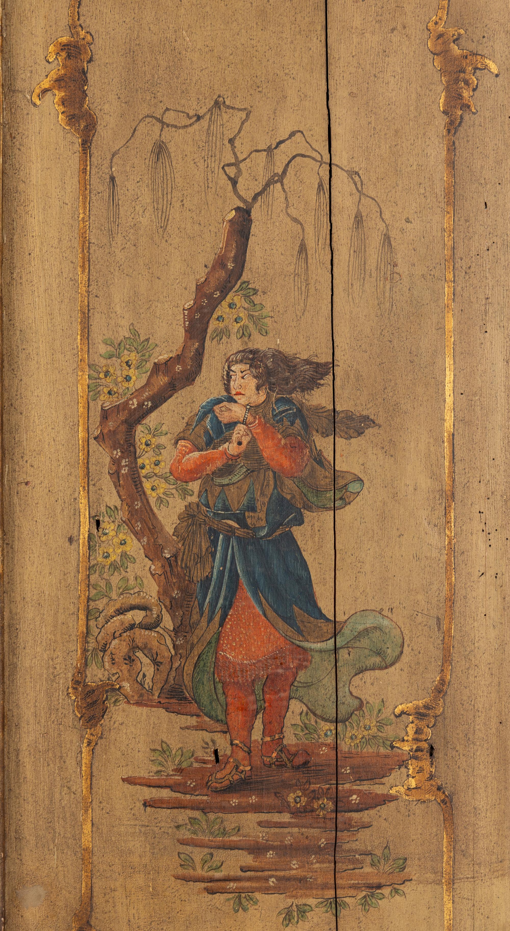 A Pair of Italian Rococo Painted Doors from the Embassy of Italy, Washington, D.C.