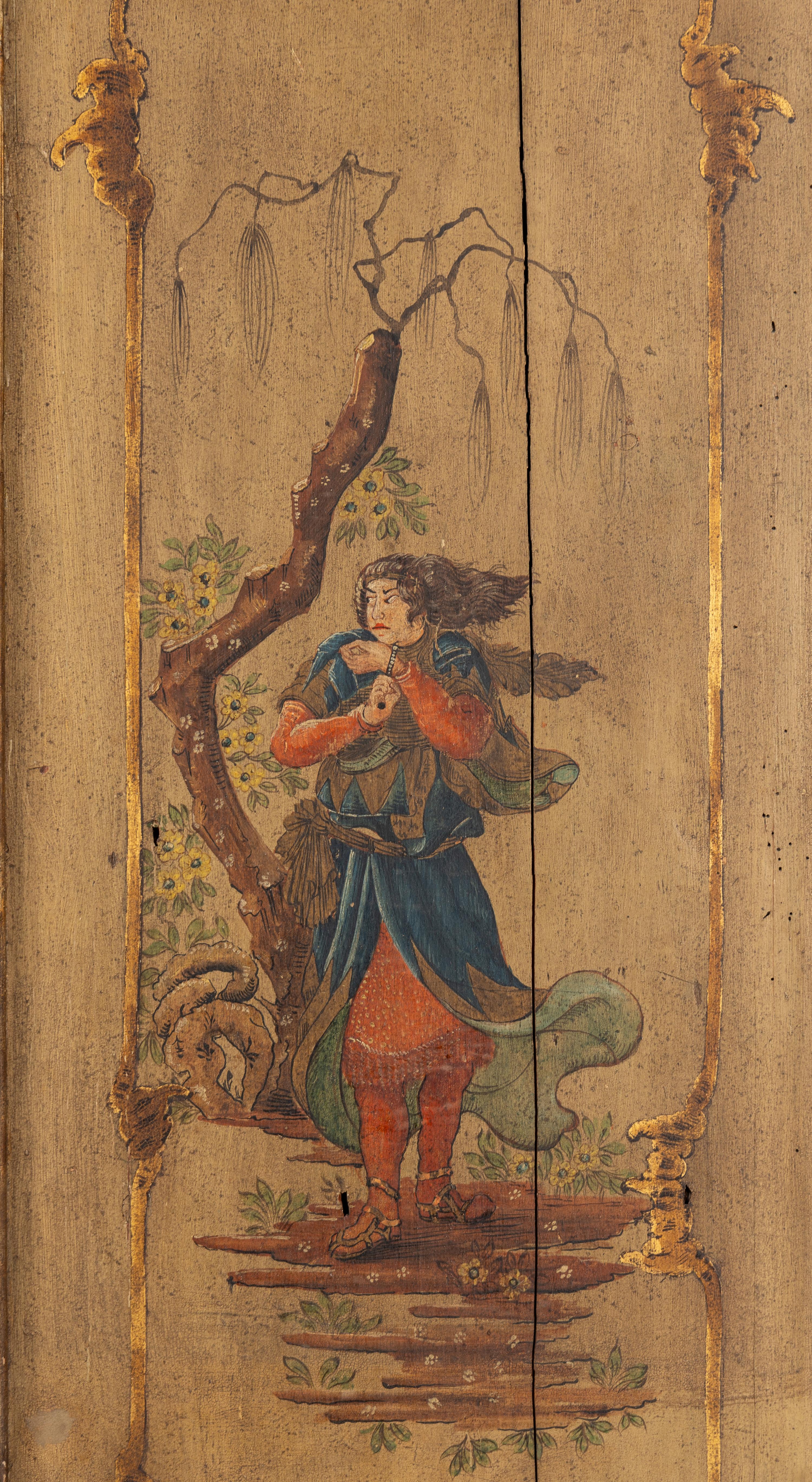 A Pair of Italian Rococo Painted Doors from the Embassy of Italy, Washington, D.C.