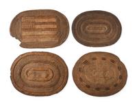 Tlingit Basketry Placemats, with American Flag