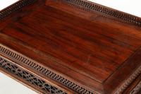 A Pair of George III Style Mahogany Tea Tables